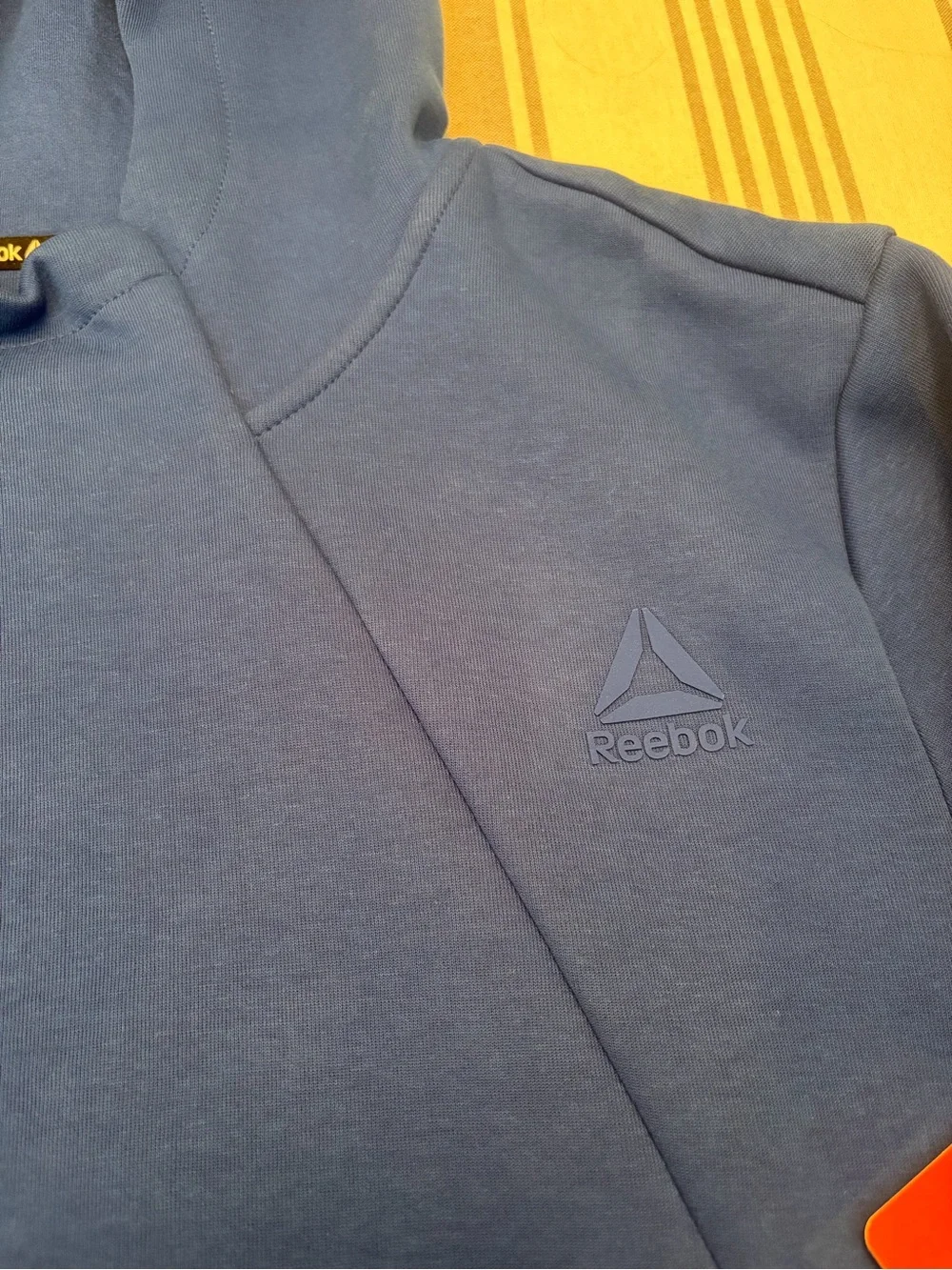 Reebok Royal Blue Hooded Pullover Sweatshirt